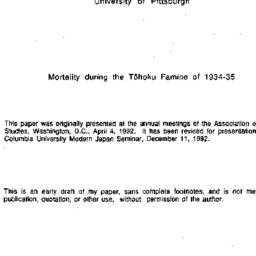 Speaker's paper, 1992-1...