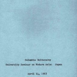 Speaker's paper, 1967-0...