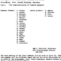 Minutes, 1980-03-14. Modern...