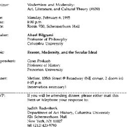 Announcements, 1995-02-06. ...