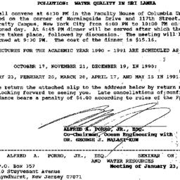 Announcements, 1991-01-23. ...