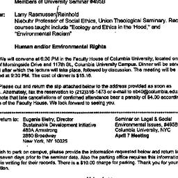 Announcements, 1999-04-07. ...