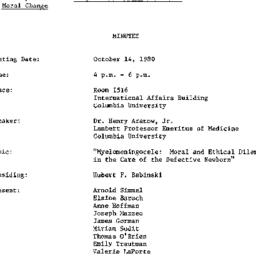 Minutes, 1980-10-14. The Pe...