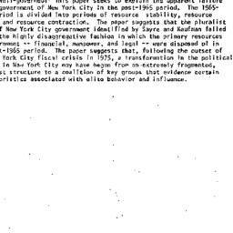 Speaker's paper, 1977-1...
