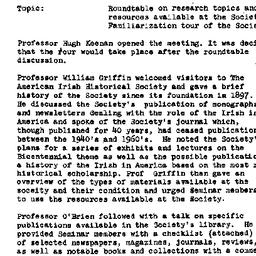 Minutes, 1976-01-10. Irish ...