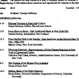 Background paper, Irish Stu...