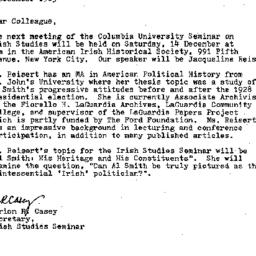 Announcements, 1985-12-04. ...