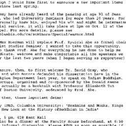 Correspondence, 2000-10-05....