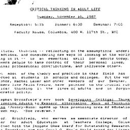 Announcements, 1987-12-15. ...