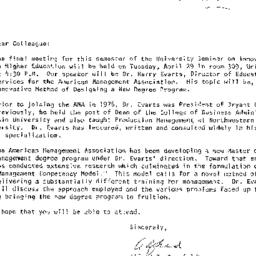 Announcements, 1980-04-17. ...