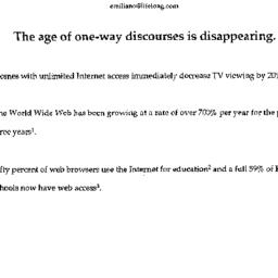 Speaker's paper, 1996-1...
