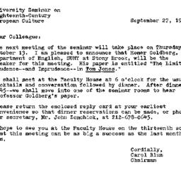 Announcements, 1983-09-27. ...