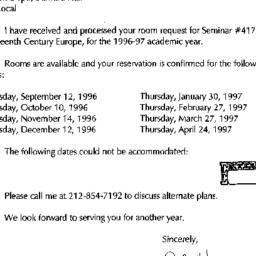 Correspondence, 1997-07-10....