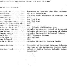 Minutes, 1985-03-18. Studie...