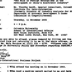 Announcements, 1993-10-21. ...