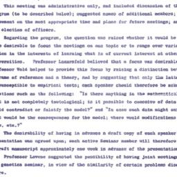 Minutes, 1958-10-14. Mathem...