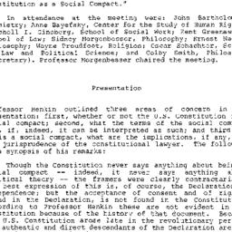 Minutes, 1985-02-20. The Th...