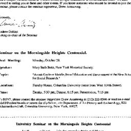 Announcements, 1996-10-28. ...
