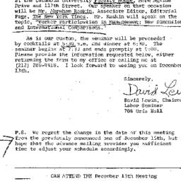 Announcements, 1976-11-12. ...
