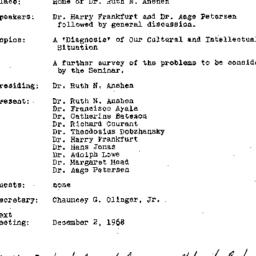 Minutes, 1968-11-04. The Na...