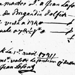 Document, 1730 March 16