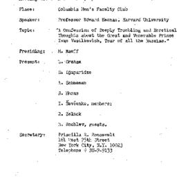 Minutes, 1968-11-08. Slavic...