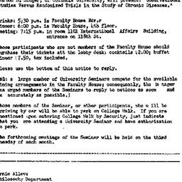 Announcements, 1978-11-21. ...