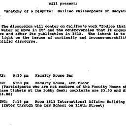 Announcements, 1990-03-27. ...