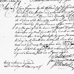 Document, 1750 March 20