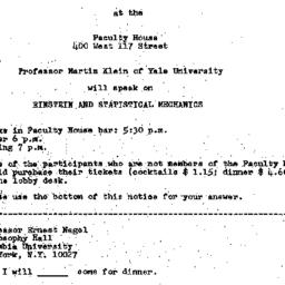 Announcements, 1974-04-11. ...