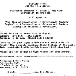 Announcements, 1974-03-22. ...