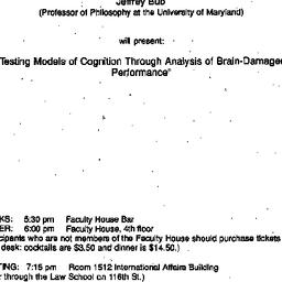 Announcements, 1993-03-30. ...