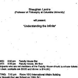 Announcements, 1993-04-20. ...