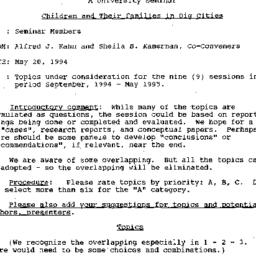 Announcements, 1995-05-20. ...