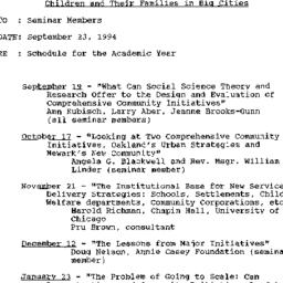 Announcements, 1994-09-23. ...