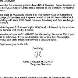 Announcements, 1993-01-06. ...