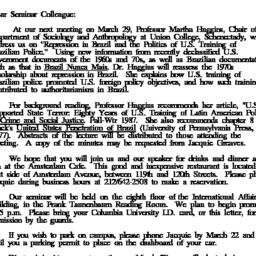 Announcements, 1990-03-29. ...