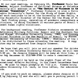 Announcements, 1990-02-22. ...