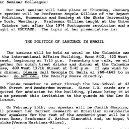 Announcements, 1982-01-28. ...