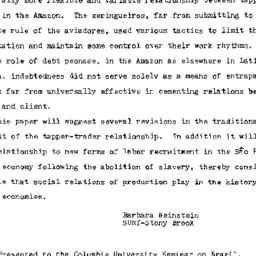 Speaker's paper, 1987-1...