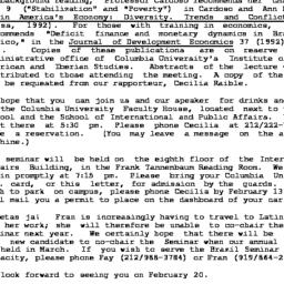 Announcements, 1992-02-20. ...