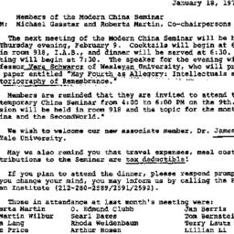 Announcements, 1978-01-18. ...