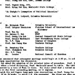 Minutes, 1973-03-16. Korea,...