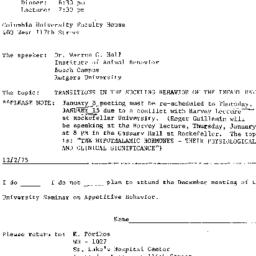 Announcements, 1975-12-11. ...