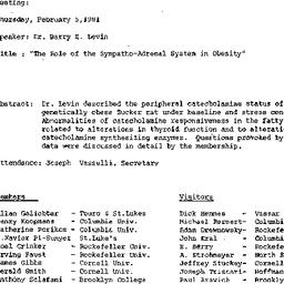 Minutes, 1981-02-05. Appeti...