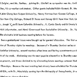 Minutes, 1973-03-14. Appeti...