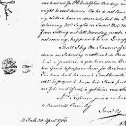 Document, 1766 April 30