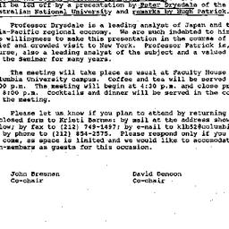 Announcements, 1999-03-23. ...