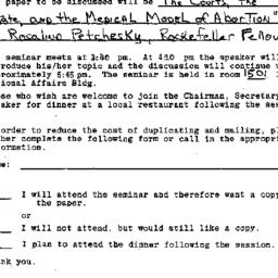 Announcements, 1981-01-20. ...