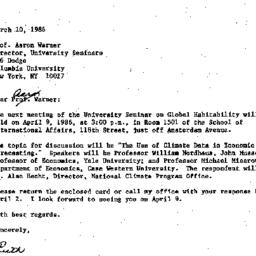 Announcements, 1988-03-10. ...